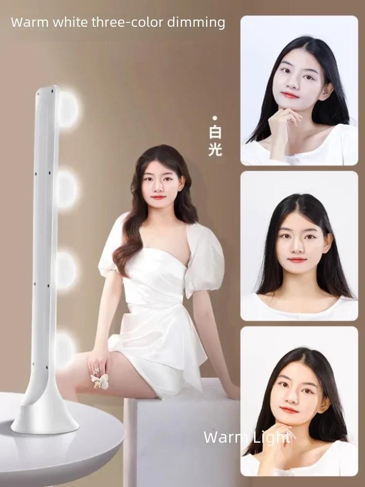 LED Desktop Makeup Light - Professional Fill Light for Live Broadcast, Studio Video, Photography & Background Lighting