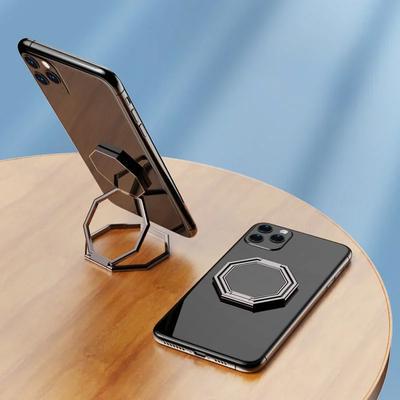 Finger Ring Cellphone Holder Multifunctional Rotatable Metal Replicate Mobile Stand Holder Lazy Bracket Desktop Accessories