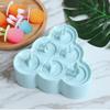 Ice Cream Silicone molds ice cube maker Popsicle Molds with Lid DIY Ice Mold candy bar Ice Pop Maker Mould Kitchen Accessories
