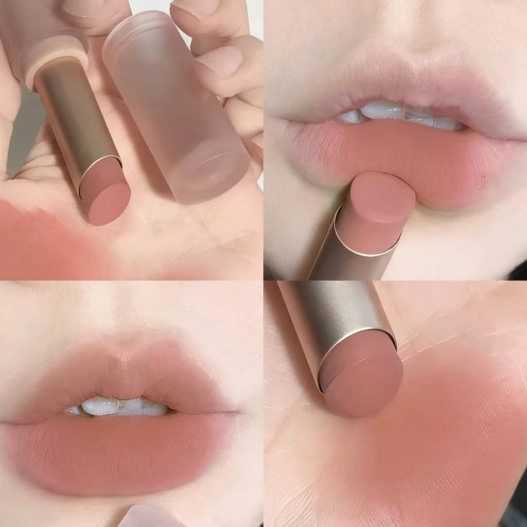 Perfect Finish Natural Look Cinnamon Milk Tea Color Matte Lipstick for Women 2025 New Matte Nude Color Series Natural