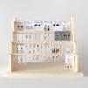 Solid Wood Jewelry Display Stand: Earring, Necklace & Bracelet Organizer.