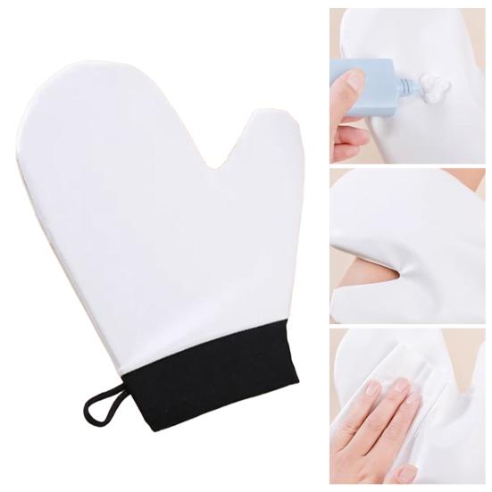 1 Pair Tanning Glove Applicator Even Streak-Free Self-Tanning Application Tanning Applicator Sunless Tanning Mitt