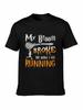 Brand My Broom Broke So Now I Go Running 2019 Summer Men Short Sleeve TShirt
