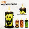 Candle Lamp Holiday Decoration Ornament for Home Tabletop and Festive Party Display