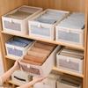 1PC Large Fabric Window Cotton Linen Storage Box Foldable Wardrobe Organizer for Clothing Toys - Efficient Storage Solution
