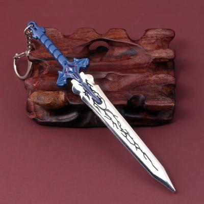 13cm/5.12in Solo Leveling Mini Katana Nóż Model Metalowy Rekwizyty Peryferia Anime Ozdoby Kreatywność Kolekcjonerski Prezent dla Chłopca Rzemiosło