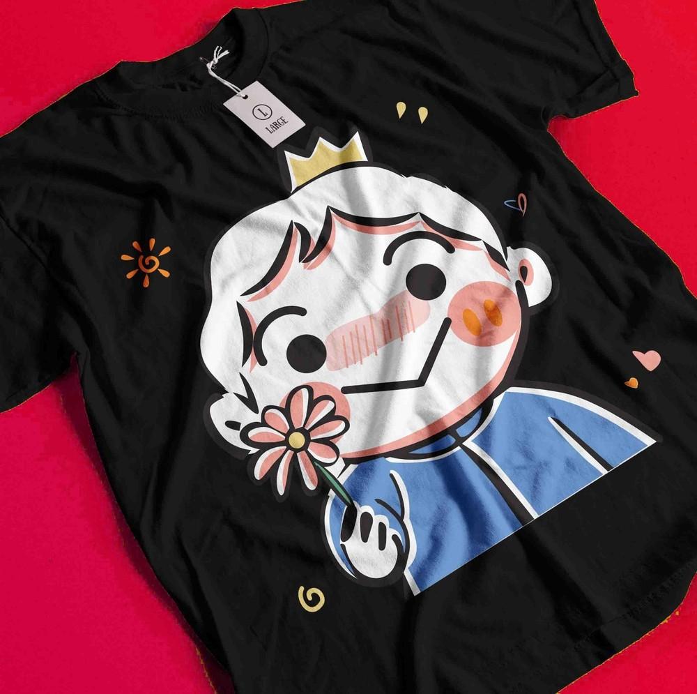 

Ranking Of Kings Anime T-Shirt Ousama Ranking Shirt Bojji Tshirt Kage Daida Tee BB1392 3XL