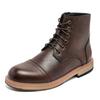 High top men's leather shoes Fashionable and versatile classic styles Leisure Party Daily office Adult high-quality boots Hot