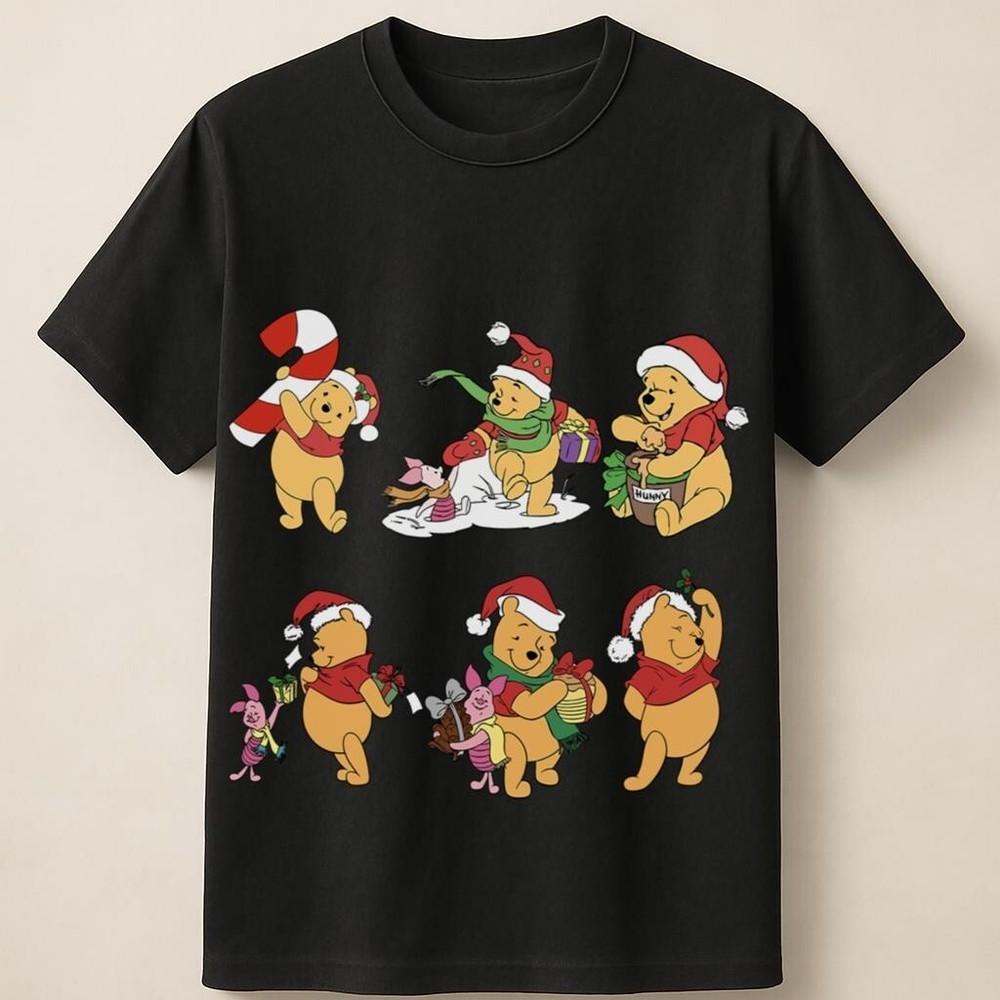 

Christmas Winnie The Pooh Unisex T-Shirt Unisex T-Shirt XXXL