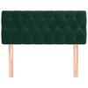 Headboard In Dark Green 100 X 7 X 78 88 Cm Velvet
