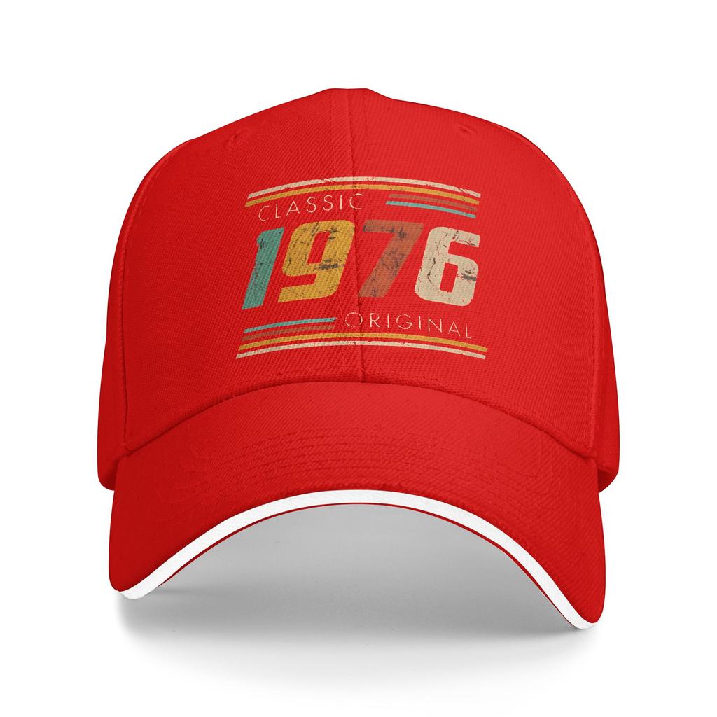 Vintage 1976 Limited Edition Baseball Cap Y2k Funny Trucker Hat Spring Men Adult Kpop Rock Baseball Caps