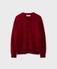 Union Blue Solid Crop Cardigan [Red]