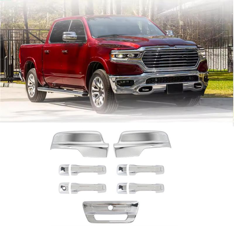 Dodge Ram 1500 (2018-2025) Exterior Accessories: Rearview Mirror Shell, Door & Tailgate Handles