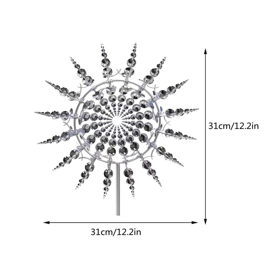 Creative Metal Windmill Outdoor Garden Wrought Iron Decoration