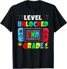 Funny First Day Grade Level Game Design Unlocked Unisex T-Shirt