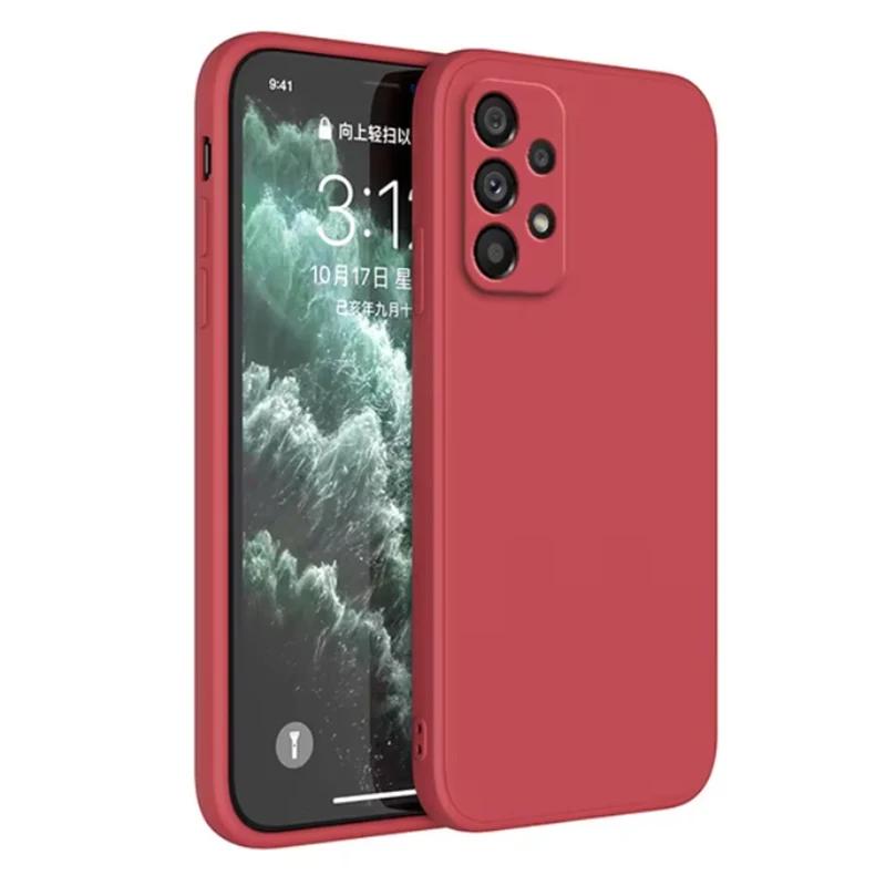 Luxury Liquid Silicone Phone Case For Samsung A13 A14 A15 A21S A25 A31 A32 A33 A34 A35 A36 A41 A42 A50 A51 A52 Back Cover