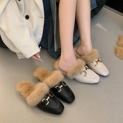 2024 New Women's Winter Warm Outdoor Shoes Plush Design British Style White Snow Boots Ladies' Casual Flats Large Size 35-40