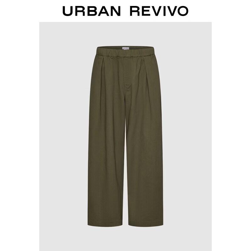 Women s Retro Pleated Wide-Leg Pants L