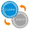 Double-Sided Magnetic Dishwasher & Refrigerator Decoration Stickers