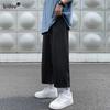Men's Clothing 2023 New Neutral Solid Color Straight Man Loose Simplicity Fashion Young Style Casual Comfortable Wide Leg Pants