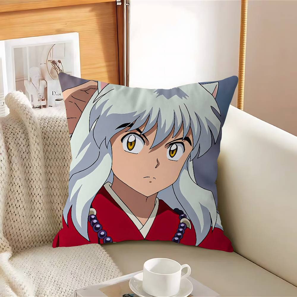 InuyashaeS Anime Pillow Case Removable Washable Cushion Cover – All-Season Soft Linen