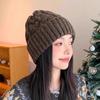 Winter Wool Hat Women's Warm Fashion Twist Knitted Hat