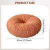 Premium Corduroy Round Floor Pillow Comfortable Plush Cushion Pad for Living Room Sofa Meditation Chair