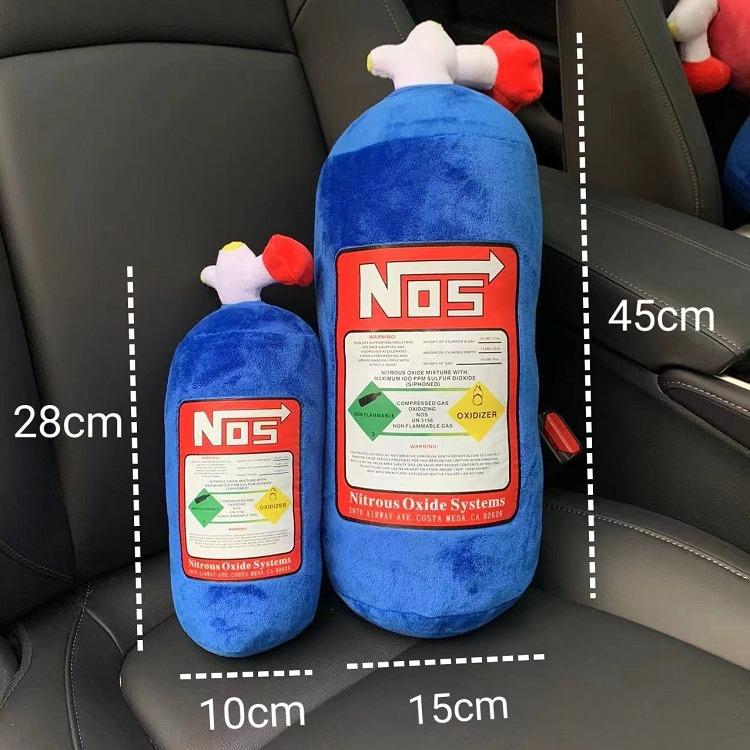 Cross-border Best-selling NOS Headrest Neck Pillow - Nitrous Oxide Bottle Cushion & Car Lumbar Support