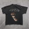 Dead Space 08 Černé Retro Tričko Pánské Čistá Bavlna Kulatý Výstřih Větší Velikost Horní Díl Unisex Streetwear Košile Grafická trička