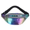 Fashion Laser belt bag, Women Trendy Zipper Front Waist Bag with Adjustable Strap Bum Bag belt bag