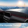Auto Dashboard Vermeiden Licht Pad Instrument Plattform Abdeckung Matten Teppiche Für Hyundai Tucson TL 2015 2016 2017 2018 Zubehör