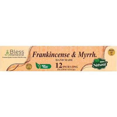 Bless-International-Frankincense-and-Myrrh 100%-Natural-Handmade-Incense-Sticks Organic-Chemicals-Free-for-Relaxation
