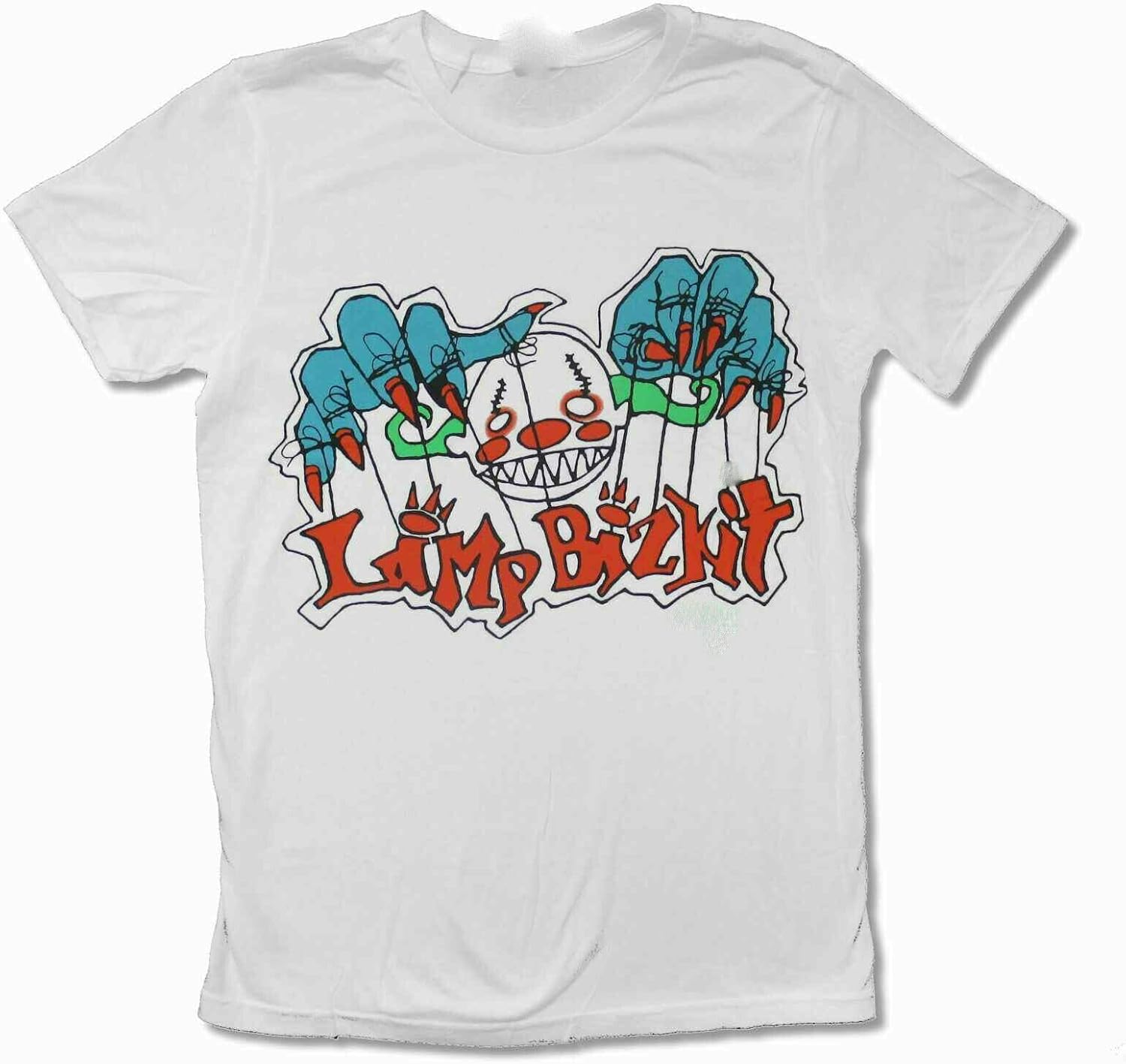 Limp Bizkit Scary Clown Cotton White Unisex Tee Shirt M белый