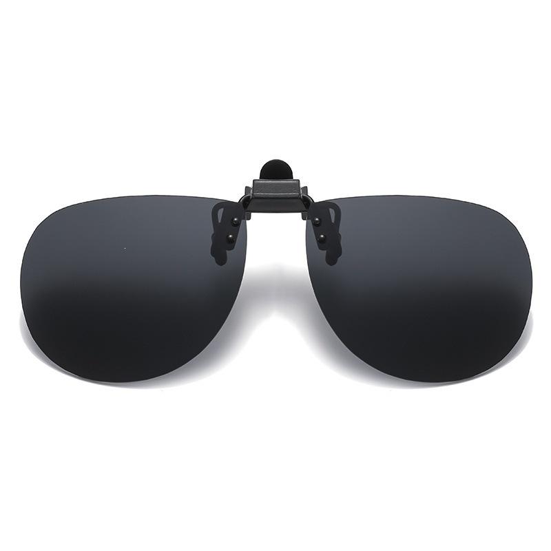 Large frame polarized night color-changing clip, myopia glasses can be used for women driving, and sunglasses clips can be used for men's computers.