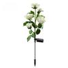 5-Pack Solar Rose Lights, Realistic LED Flowers, Waterproof Outdoor Solar Garden Lights for Yard Patio Lawn Decor