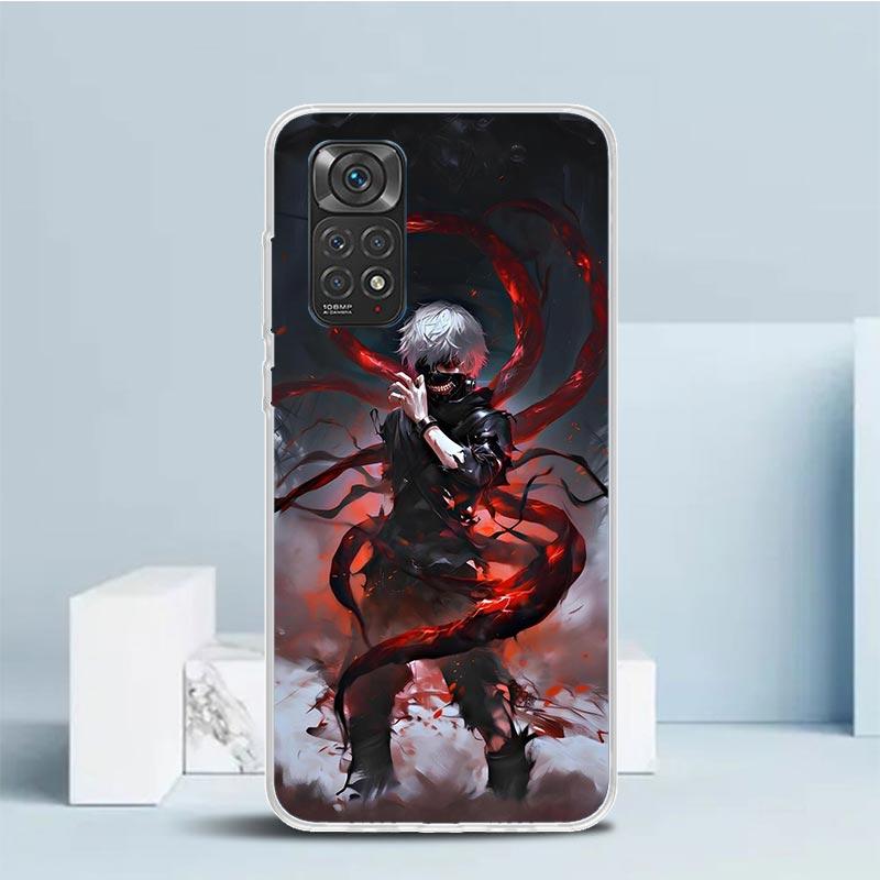 G-Ghoul Tokyo Kaneki Ken Soft Cover for Xiaomi Redmi Note 15 14 13 12 Pro Plus Phone Case 14S 11S 11T 11E 10S 10 4G Pattern Shel