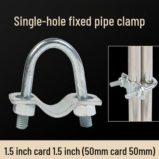 Stainless Steel Double U-Shaped Clamp for Delivery Bed/Galvanized Greenhouse Hose Tube Fastener