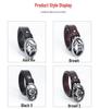 Lotte Jinsen Retro Leather Skull & Star Youth Belt, Trendy Fashion Cowhide Waistband