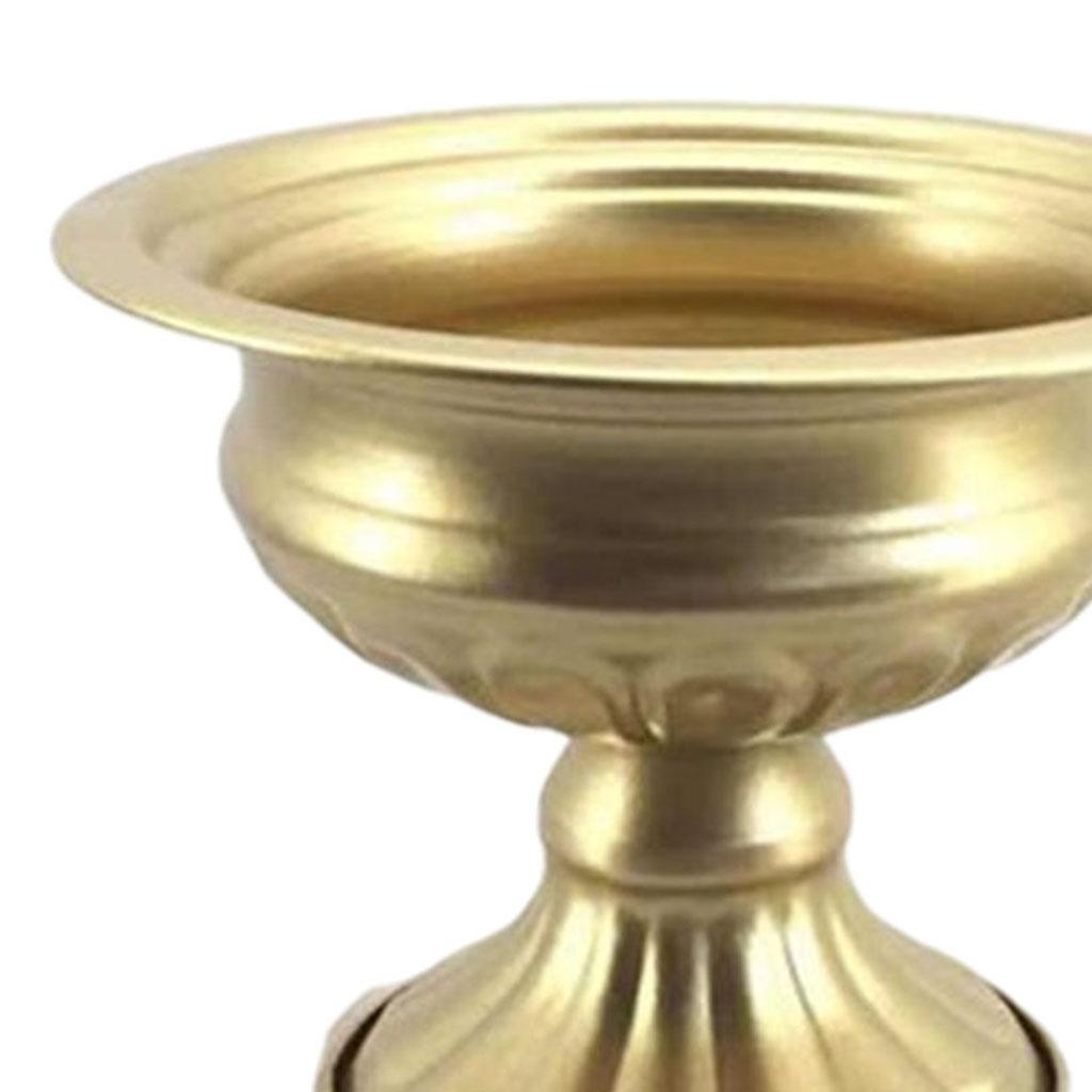 Retro Iron Flowerpot Floral Dried Flower Vase Holder Table Centerpiece