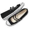 Converse Chuck Taylor All Star Damen Niedrige Canvas-Schuhe Mode Vielseitig Schwarz A11551C