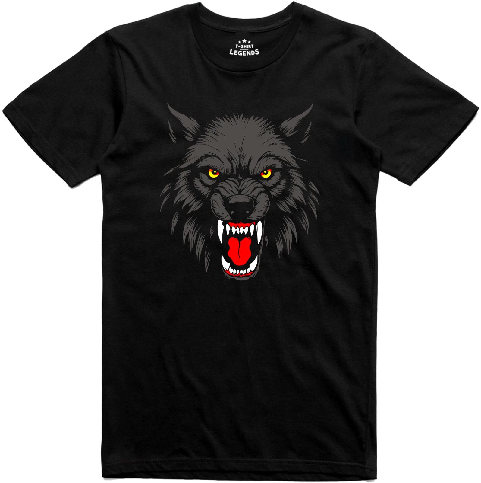 Mens T-Shirt Werewolf Lycanthrope Character Regular Fit Tee L