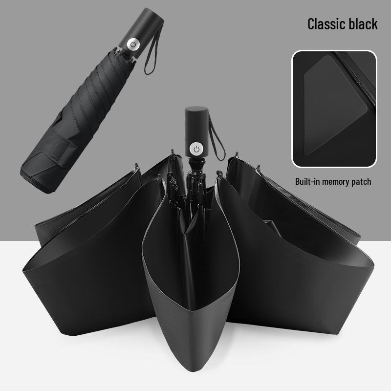 Ultra-Light Anti-UV Automatic Folding Umbrella: Crease-Free, Wrinkle-Free Sunshade & Sunscreen Parasol
