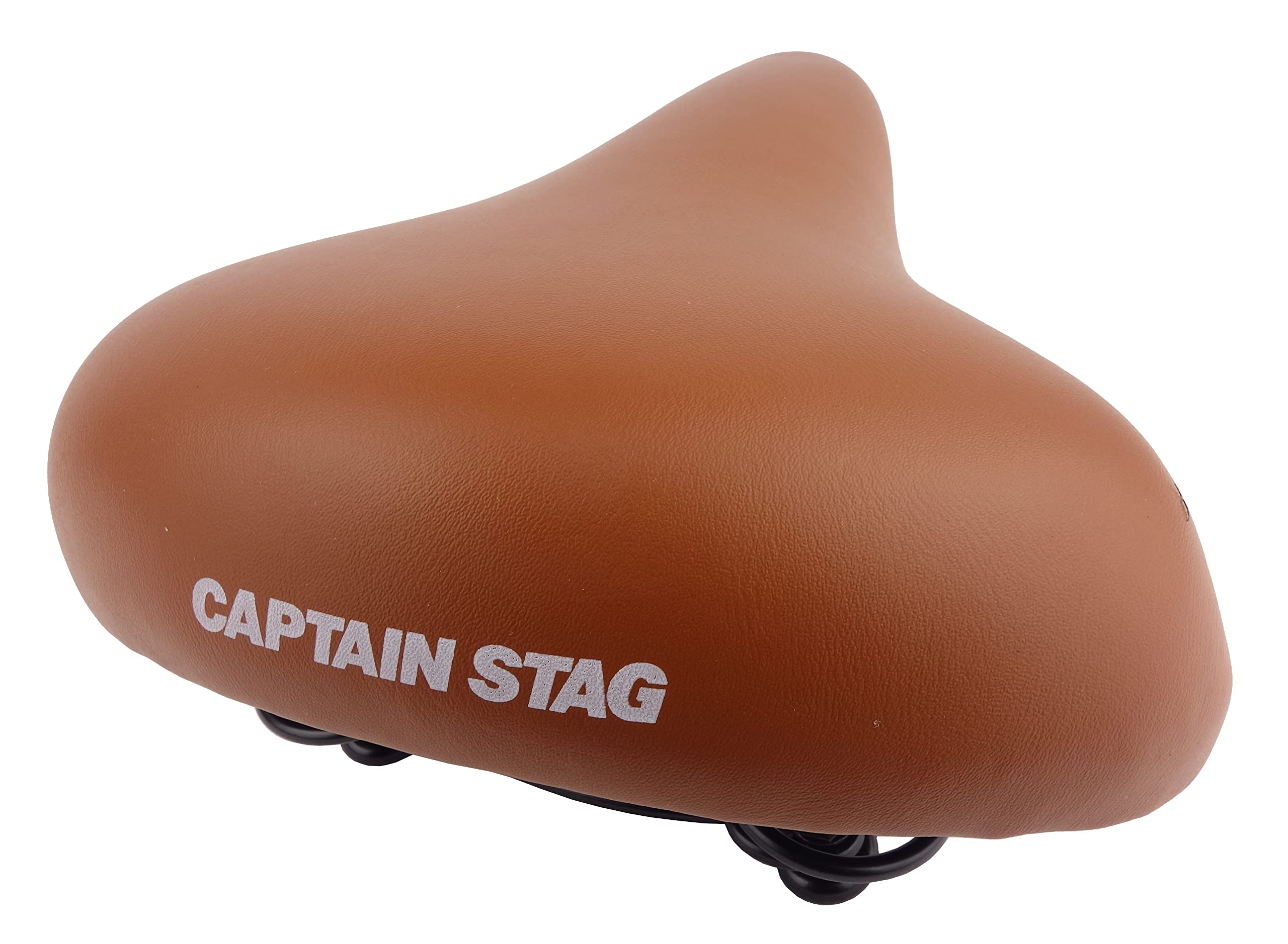 

Captain Stag Bicycle Soft Product 225mm Wide x 255mm Long x 120mm Thick its thickest Saddle, Saddle, Brown, Y-7095, Dimensions Approx. (at point)