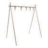 Lightweight Camping Hanging Rack Hook Design Aluminum Alloy Outdoor Camping Hanging Rack for BBQ