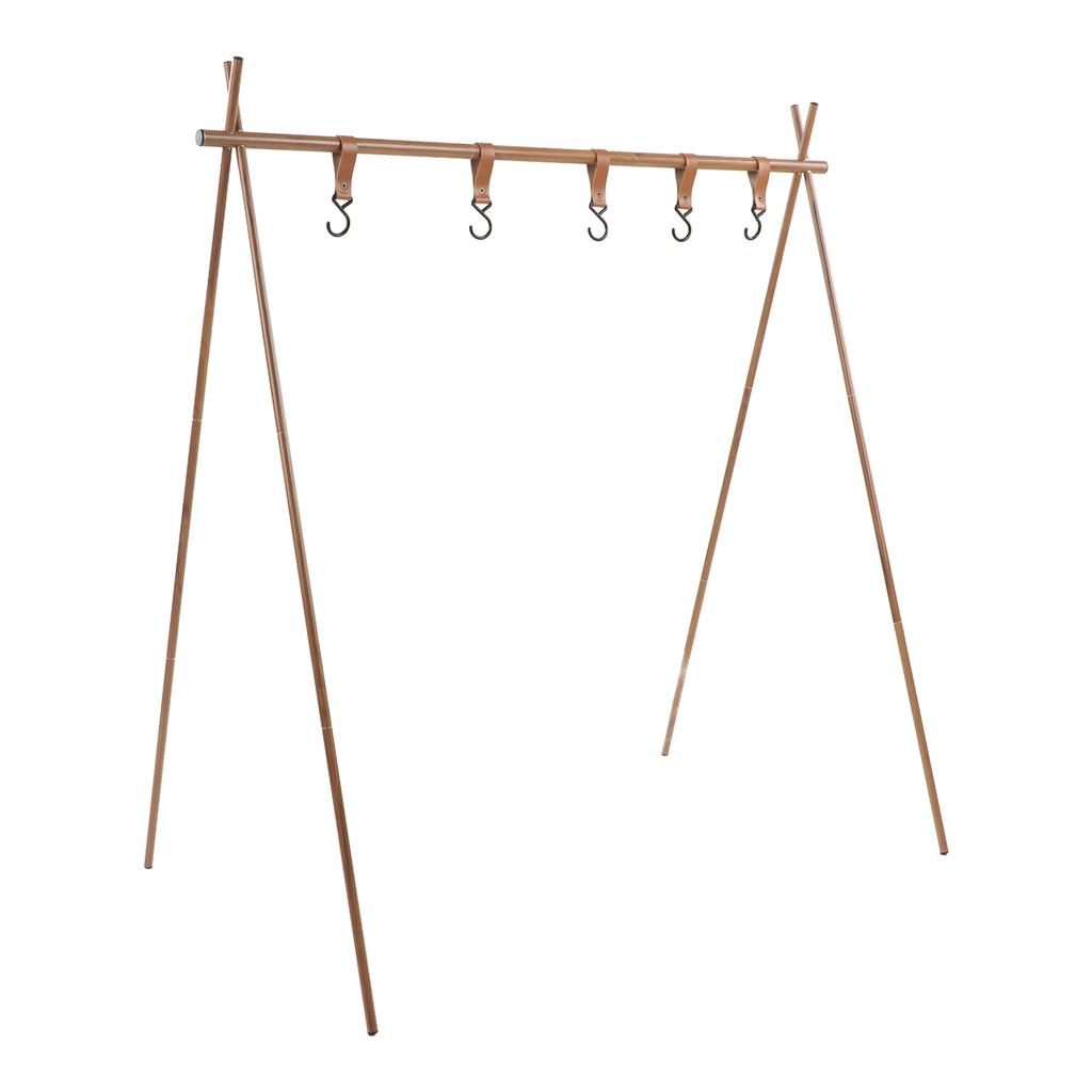 Lightweight Camping Hanging Rack Hook Design Aluminum Alloy Outdoor Camping Hanging Rack for BBQ