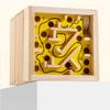 Wooden Hand Skill Training Bead Maze Puzzle Toy For Boy Girls Improves Logical Thinking And Patience Learning Gift
