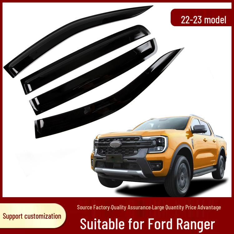 Ford Ranger T6/7/9 Window Visor Rain Guards - Weather Shield for Pickup