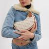 Coach Mira 23 Horse And Carriage Print Coated Canvas And Leather Crossbody Bag Medium Women Bags Chalk Polished-Amber CM584-B4TXF