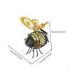 Bee Decoration with Sunlight Collector LED Solar Playful for Yard
