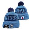 NFL Team Style Knit Beanie Winter Warm Embroidered Fleece Lined Hat Men Women